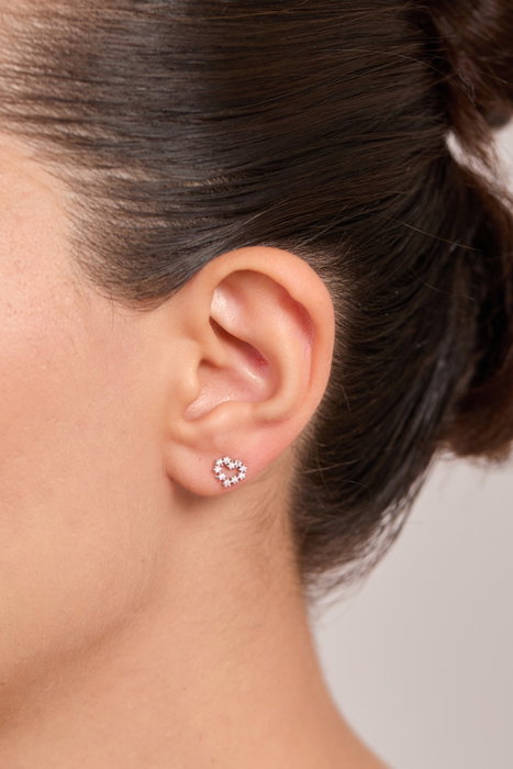 Heliophilia Silver Pendientes de Plata de Ley 925